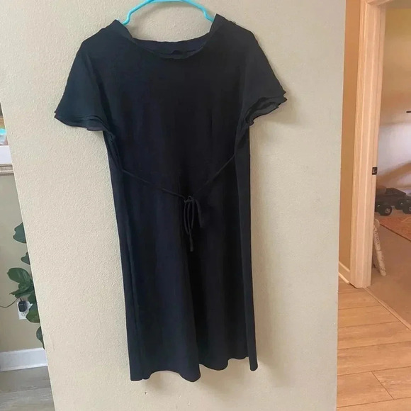 Mimi Maternity Black Sleeveless Maternity Dress Vintage Small - Picture 2 of 8